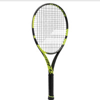 racquet junior strung aero tennis pure babolat handle easy
