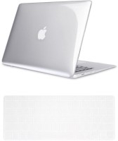 Saco Front & Back Case for Apple Mac Book Laptops(Transparent, Hard Case, Plastic)