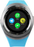 FireForces FFS Y1 - Blue phone Smartwatch(Blue Strap, Free Size)