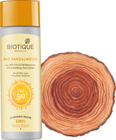 Biotique Bio Sandalwood Sunscreen Lotion - SPF 50 PA+(120 ml) Flipkart Deal