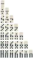 Shoppernation Double Sixes High Quality Domino Set(Multicolor)