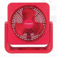 Crompton bubbly cherry red 200 mm 3 Blade Table Fan(Red, Pack of 1)