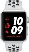 APPLE Watch Nike+ GPS + Cellular - 42 mm Silver Aluminium Case with Nike Sport Band(Grey Strap, Regular)