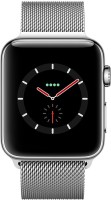 APPLE Watch Series 3 GPS + Cellular - 42 mm Stainless Steel Case with Milanese Loop(Silver Strap, Regular)