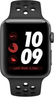 APPLE Watch Nike+ GPS + Cellular - 42 mm Space Gray Aluminium Case with Nike Sport Band(Black Strap, Regular)