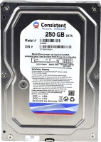 Consistent 250 250 GB Desktop Internal Hard Disk Drive (HDD) (250gb)(Interface: SATA)