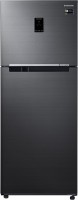 SAMSUNG 394 L Frost Free Double Door 3 Star Refrigerator(Black Inox, RT39M5538BS/TL)