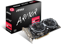MSI AMD/ATI RX 580 8GB DUAL FAN 8 GB GDDR5 Graphics Card