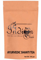 The Indian Chai Ayurvedic Shanti Tea Brahmi Herbal Infusion Vacuum Pack(100 g)