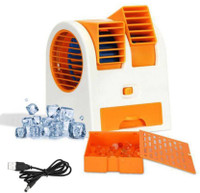 View BUY SURETY Mini USB Adjustable Angles Dual Air Outlet Fan Electric Air Fan Cooling Desktop Portable Bladeless Blower Mini Cooler Fan with USB Socket Room Desert/plastic mini fan /usb fan/mini cooler Room Tower Fan(Multicolor) Price Online(BUY SURETY)