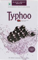 Typhoo Luxurious Fruit Bracer Blackcurrant Infusion Tea Bags Box(25 Bags)