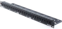 Molex CAT 6 24 Port Jack Panel Network Interface Card(Black)