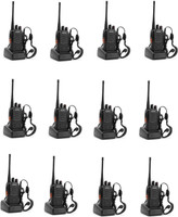 Baofeng (12 Pcs) BF-888S Walkie Talkie(Black)