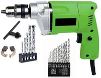 Engarc 10MM WITH WALL & HSS BITS Pistol Grip Drill(10 mm Chuck Size)