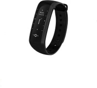 WEARFIT Fitness Tracker Bluetooth Smart(Black Strap, Size : 0)