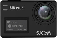 SJCAM SJ8 Plus Native 4K 30fps Dual Screen Wifi Action Camera 2.33" IPS Retina Display Type C Port Waterproof - Black Full Set Instant Camera(Black)