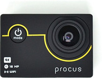 PROCUS Rush 4K Basic Pack Sports and Action Camera(Black, 16 MP)