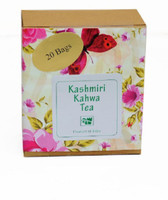 Mittal Teas Kashmiri Kahwa Natural & Organic 20 Tea Bags Box(500 g)