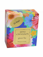 Mittal Teas 100% Natural & Organic 20 Apple, Cinnamon Tea Bags Box(20 Bags)