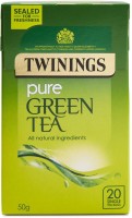 Twinings Pure Green Tea, 20 Tea Bags - 50g (20x2.5g) Unflavoured Green Tea Bags Box(50 g)