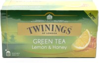 Twinings Green Tea & Lemon & Honey, 25 Tea Bags - 40g Lemon, Honey Green Tea Bags Box(40 g)