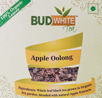 BudWhite Apple Oolong Tea - 20 Pyramid teabags Apple Oolong Tea Bags Box(20 Bags)