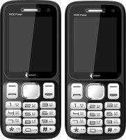 Ssky N230 Power Combo of Two Mobiles(Black & Silver)