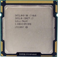 Intel Core i7-860 2.8 GHz Upto 3.46 GHz LGA 1156 Socket 4 Cores 8 Threads 8 MB Smart Cache Desktop Processor(Silver)