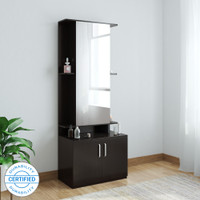 SPACEWOOD ORA Engineered Wood Dressing Table(Finish Color - , Black, Knock Down)