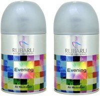 Ru Baru Evening Automatic air freshner Refill / Automatic Room Freshener Machine Refill- 300ml+300ml (fitted all machines/dispensers) pack of 2 pc Refill(2 x 300 ml)