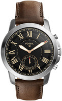 FOSSIL Q GRANT Smartwatch(Brown Strap, Free Size)
