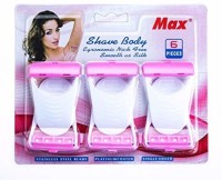 Dios Max Disposable 6 Blades Body & Bikini Shaving Razor For Women - Pink  Shaver For Women(Pink)