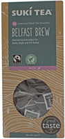 Suki Tea Belfast Brew, Black Tea, 15 Tea Pyramids - 45g Black Tea Box(45 g)