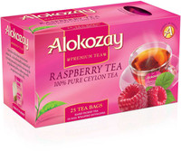 Alokozay Premium Tea, Rasberry Tea, 25 Tea Bags - 50g Raspberry Black Tea Bags Box(50 g)