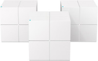 TENDA MW6 (3-Pack) Whole Home Mesh Router WiFi Plug and Play 1200 Mbps Mesh Router(White, Dual Band)