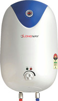 Longway 25 L Storage Water Geyser (HOT SPRING SS 25, WHITE & BLUE)