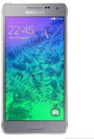 (Refurbished) SAMSUNG Galaxy Alpha (Sleek Silver, 32 GB)(2 GB RAM)