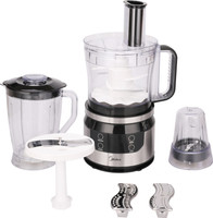 Midea MJFPES857AF 850 W Food Processor(Black, Silver)