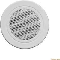 MX 3 Inch Professional Weather Proof 2-way In-ceiling / In-wall Stereo Ceiling Speakers Home Audio Speaker 12 W PA Speaker(White, Stereo Channel)