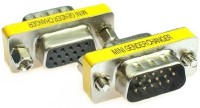 LipiWorld Mini Gender Changer Convertor Adapter USB Adapter(Silver)