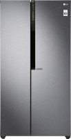View LG 679 L Frost Free Side by Side Refrigerator(Dark Graphite Steel, GC-B247KQDV) Price Online(LG)