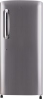 View LG 215 L Direct Cool Single Door 5 Star Refrigerator(Shiny Steel, GL-B221APZY)  Price Online