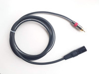 SeCro Premier Series XLR Male to RCA Male 16AWG Cable (2 Meters) Audio Cable(Black)