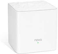 TENDA MW3(2-Pack) Whole Home Mesh WiFi System Coverage up to 3,000 sq. ft, Plug and Play, Works with Alexa,Parental Controls, Router Replacement. 100 Mbps WiFi Range Extender(White, Dual Band)