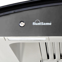 SUNFLAME E 90 Wall Mounted Chimney(Grey 1100 CMH)
