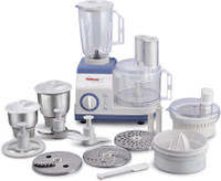 SUNFLAME FP-07 600 W Food Processor(WHITE BLUE)