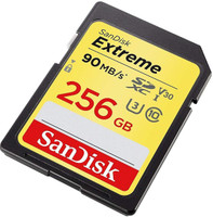 SanDisk extreme pro 256 GB SDXC Class 10 90 MB/s  Memory Card