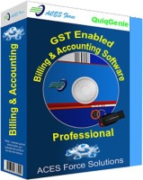 QuiqGenie GST Ready Billing Software – Professional - 3 Users - Lifetime
