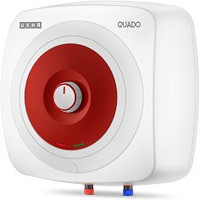 USHA 10 L Storage Water Geyser (Quado 10 ltr., White, Red)