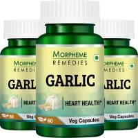 Morpheme Remedies Garlic (Lasuna) 500 mg (Pack of 3)(180 No)